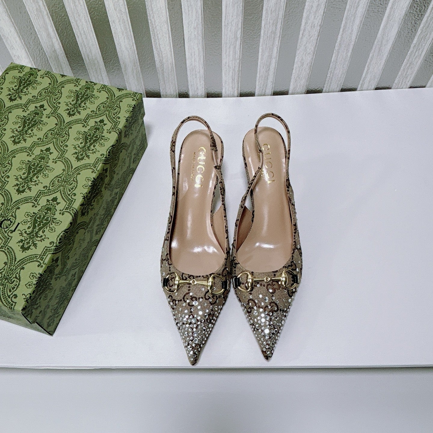 GUC* 25SS Diamond Heel/Flat Sandals