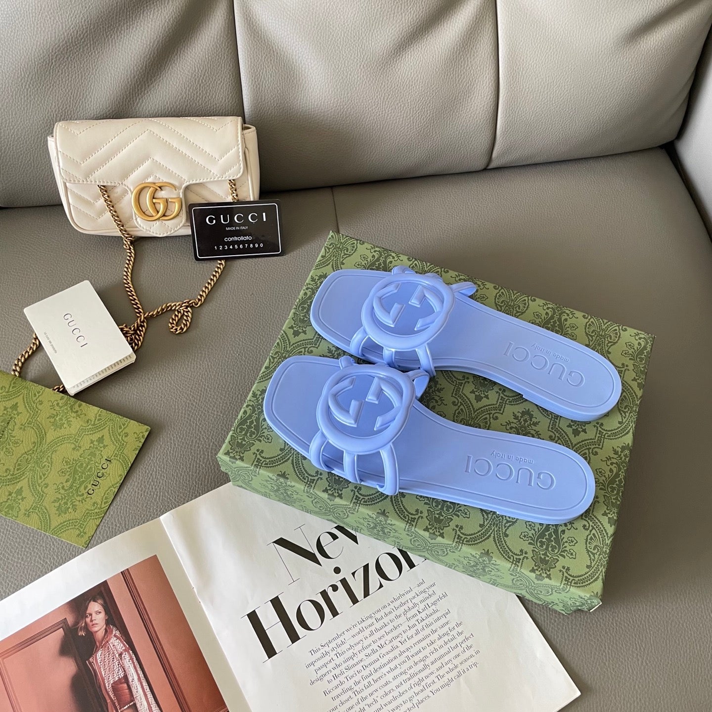 Carved beach slippers