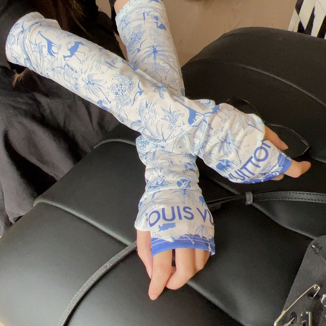 LOU* 25SS high elastic ice silk sleeves