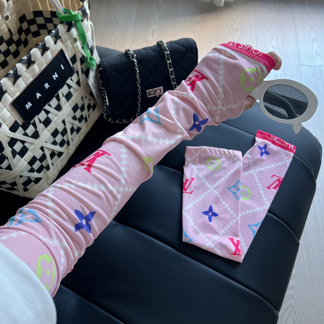 LOU* 25SS high elastic ice silk sleeves