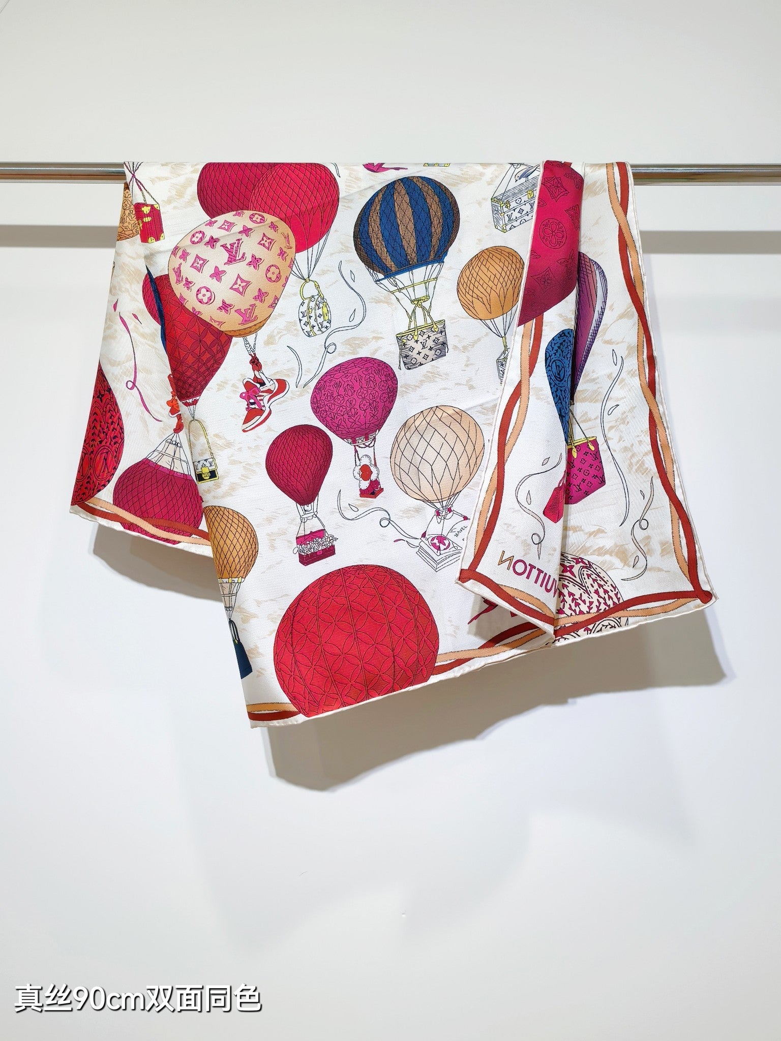 LV* 25SS 100% silk square scarf