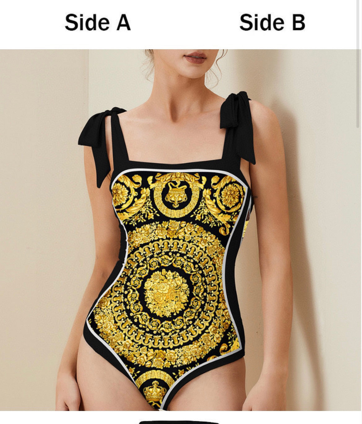 Versace* 25SS Swimsuit 2-Piece Set