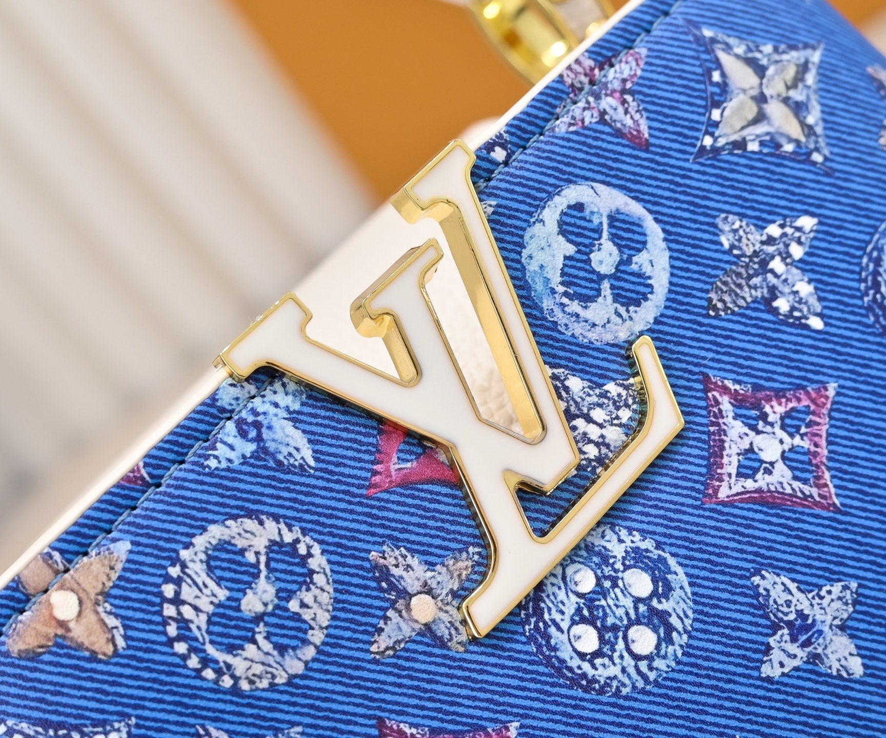 LOU* 25SS denim stab handbag