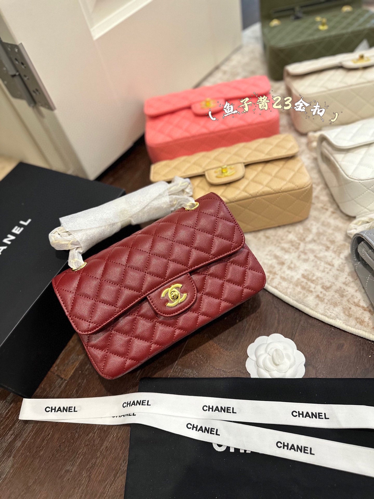 CHAN* 25SS Caviar Bag (9Colors) gold buckle