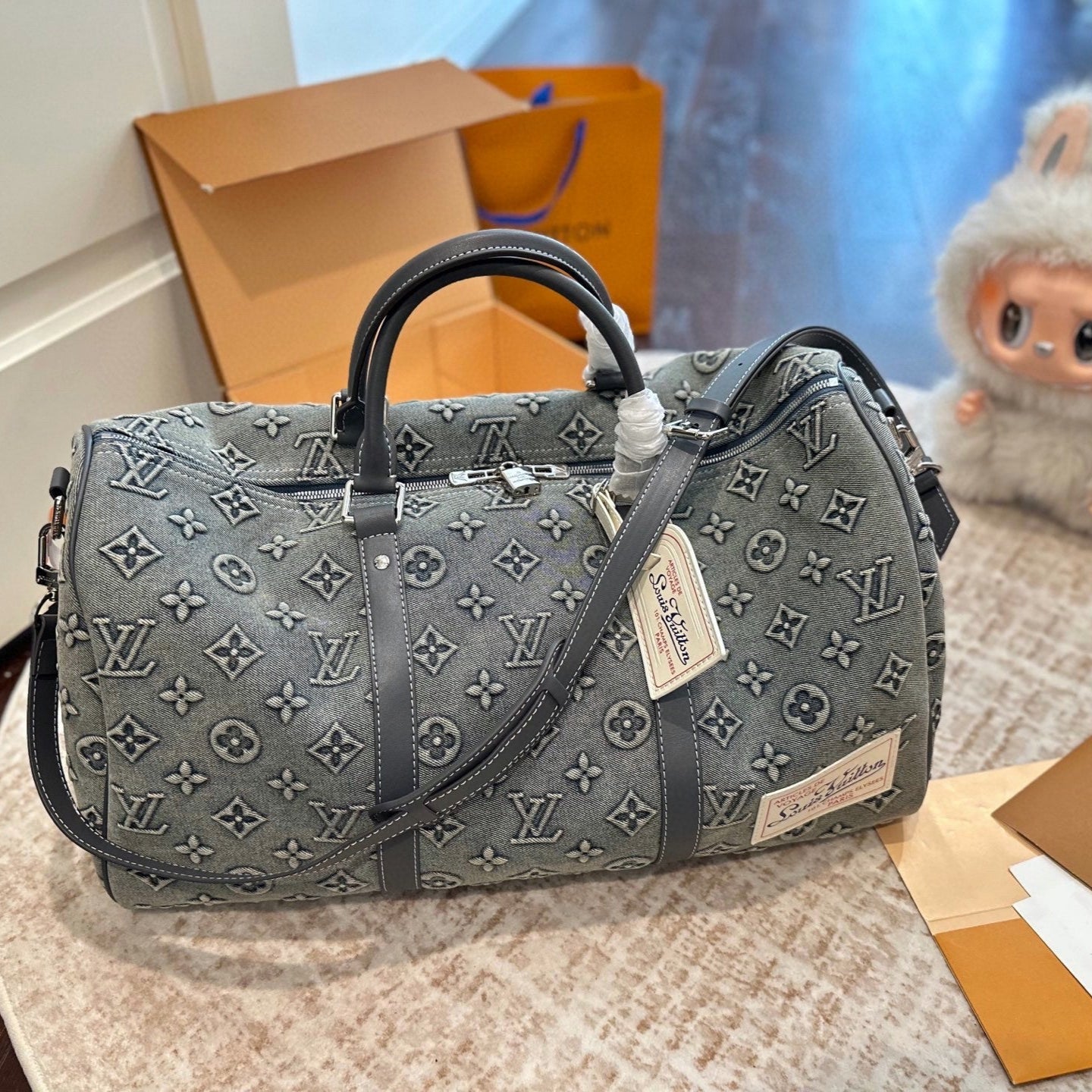 LOU* 25SS denim travel bag