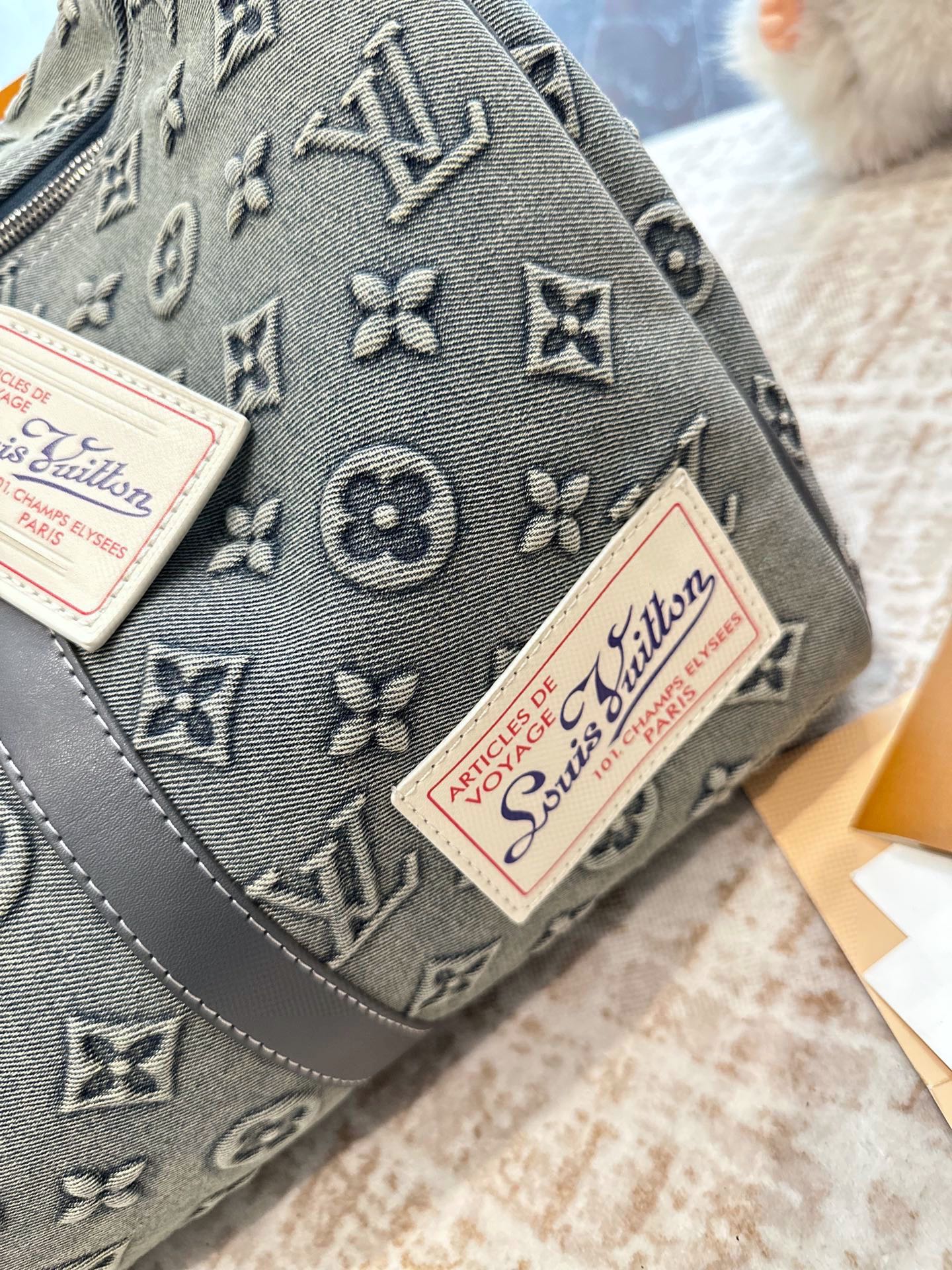 LOU* 25SS denim travel bag