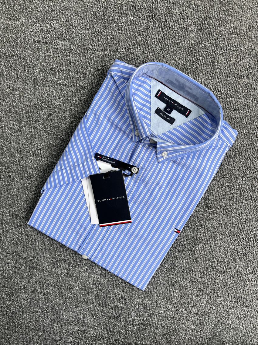 Tommy Hilfiger* Striped Short Sleeve Shirt