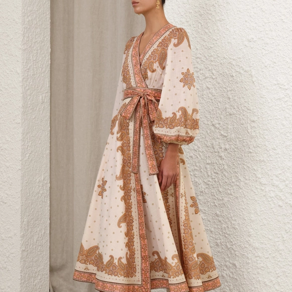 ZIMMERM* Wrap Long Dress 1:1