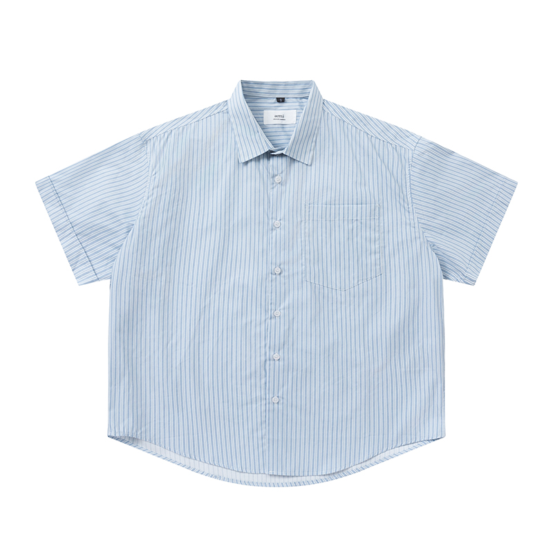 AM* Striped Short Sleeve Shirt