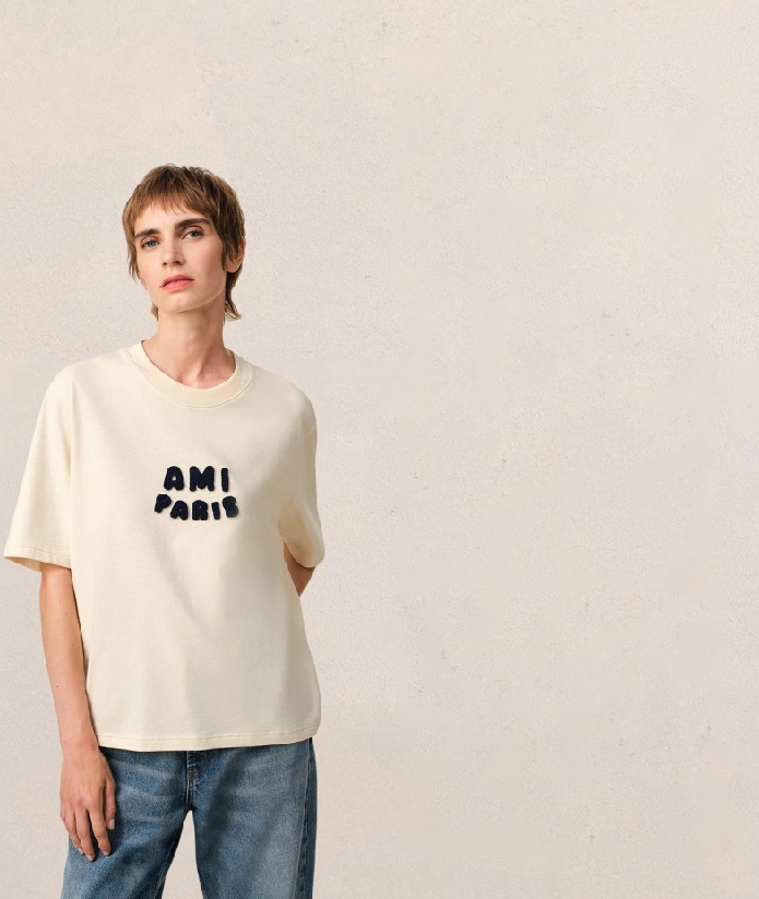AM* 25SS Cotton Embroidered T-shirt