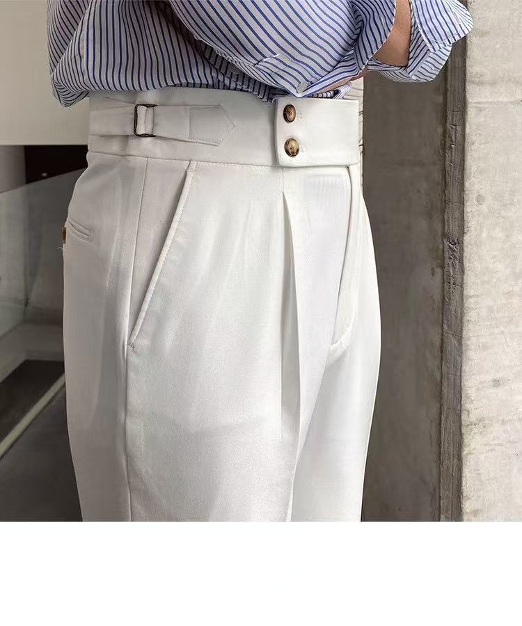 2026 High-Waisted Straight-Leg Casual Trousers