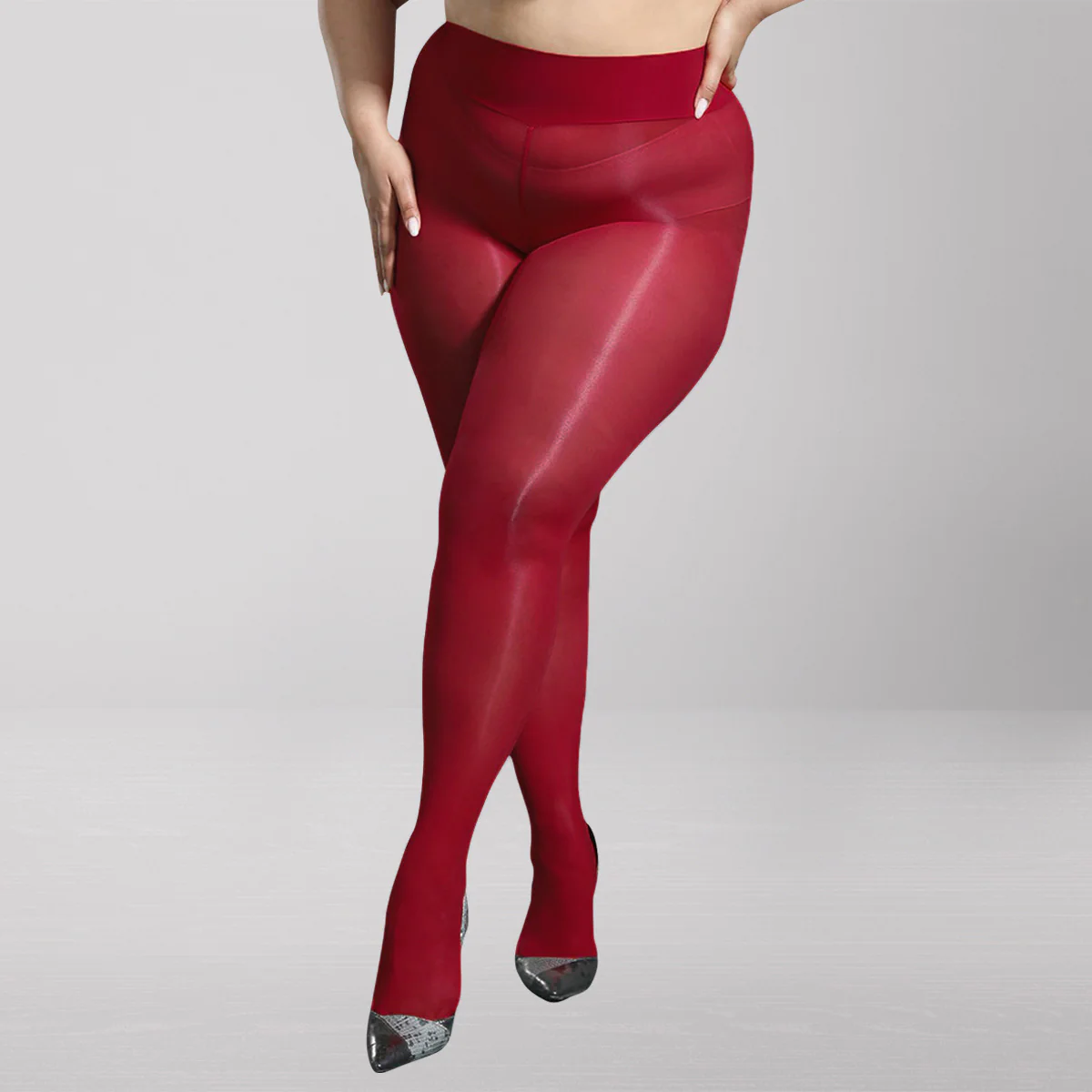 Smooth tight stockings