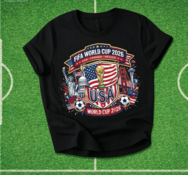 FIFA World Cup 2026 Unisex T-shirt, World Soccer 2026 Shirt