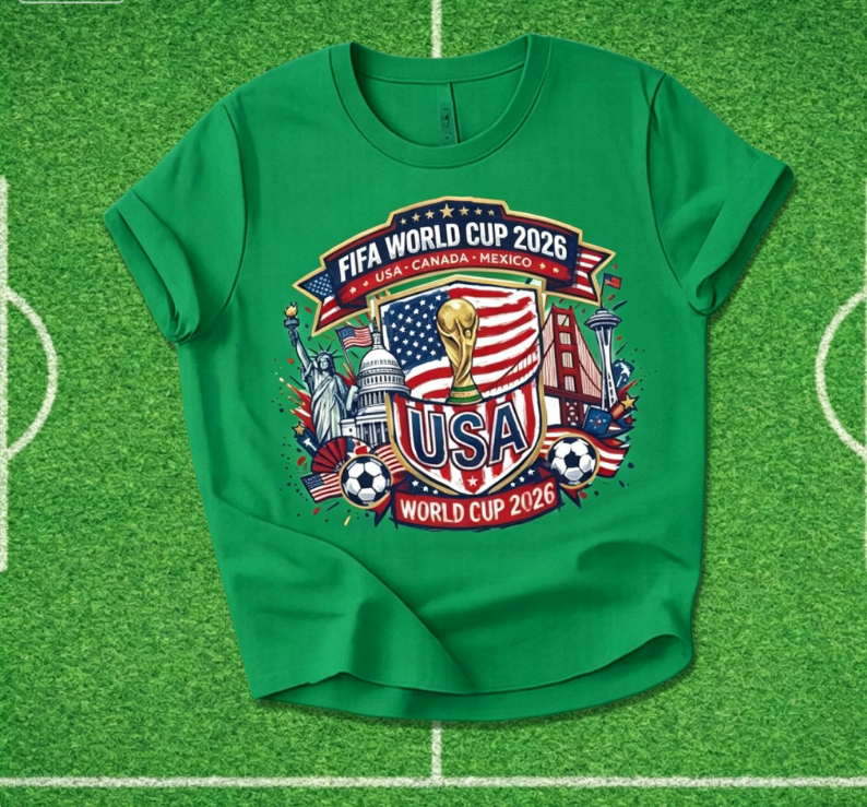 FIFA World Cup 2026 Unisex T-shirt, World Soccer 2026 Shirt