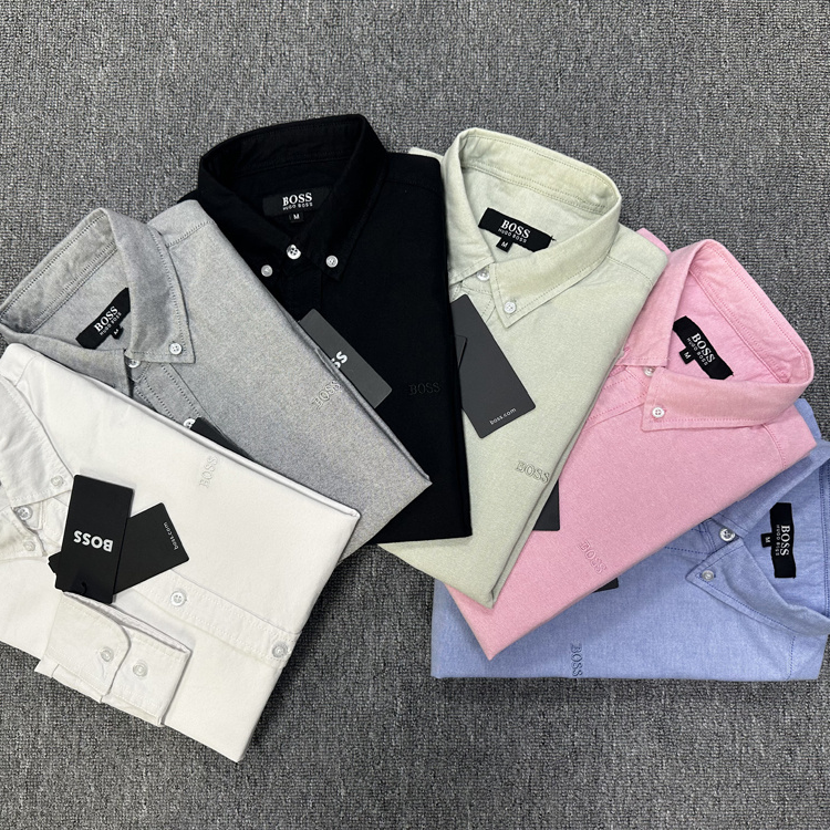 BOSS Oxford long-sleeved shirt