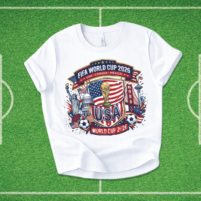 FIFA World Cup 2026 Unisex T-shirt, World Soccer 2026 Shirt