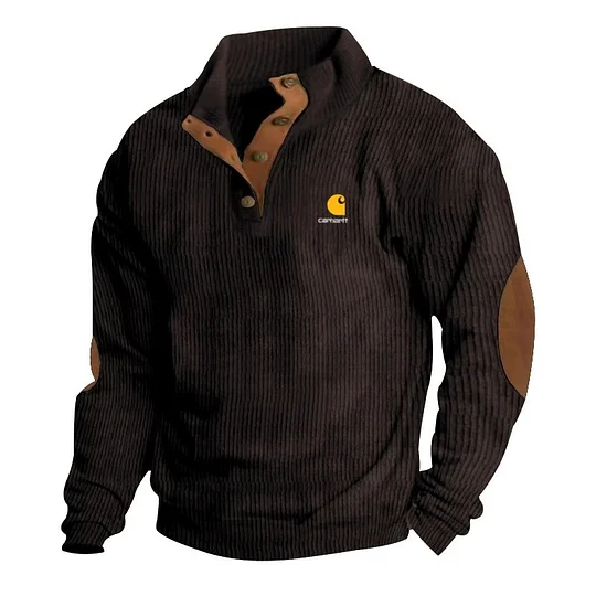Men's casual corduroy comfortable sweatshirt