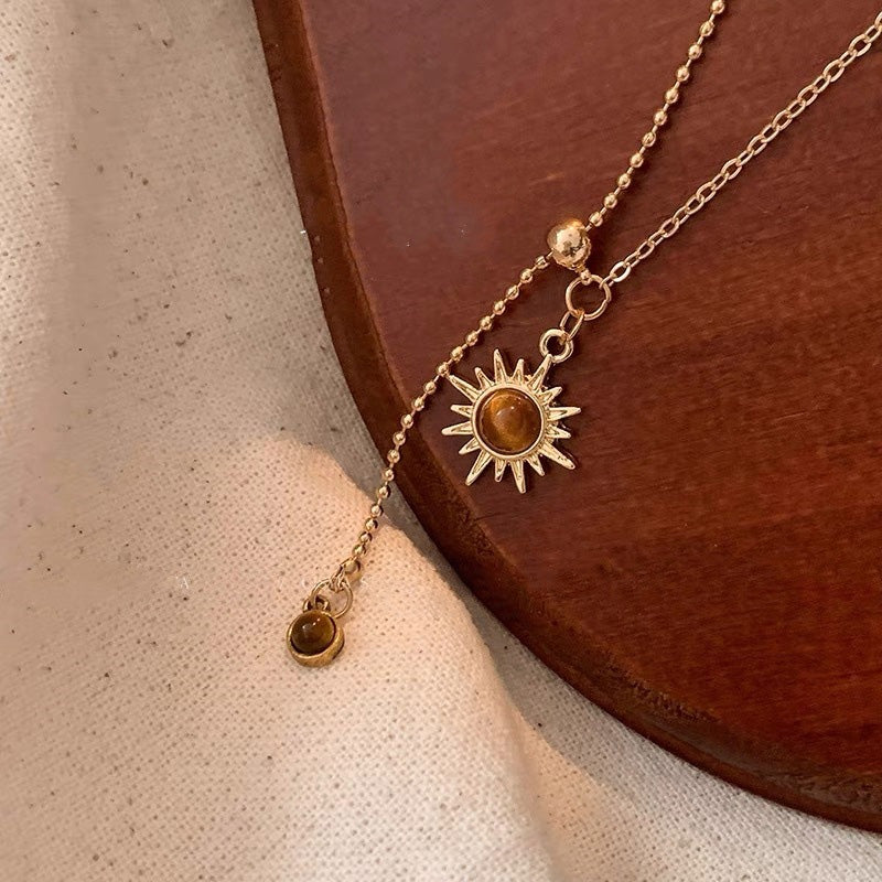 Light luxury simple clavicle chain