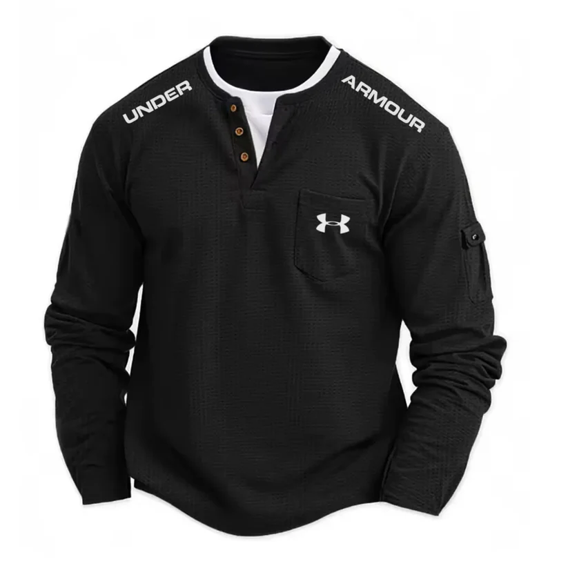 UA Men’s Waffle Knit Henley Shirt