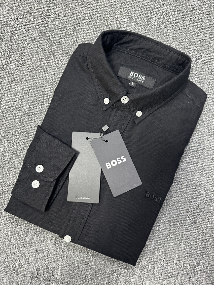 BOSS Oxford long-sleeved shirt