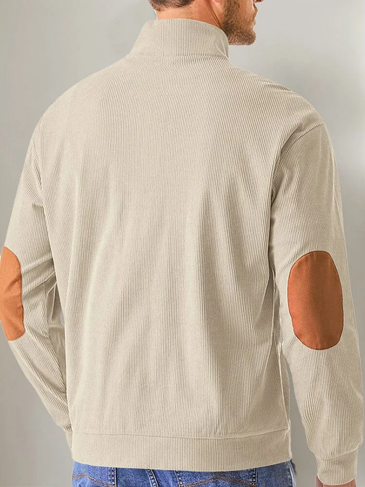 Men's casual corduroy comfortable sweatshirt