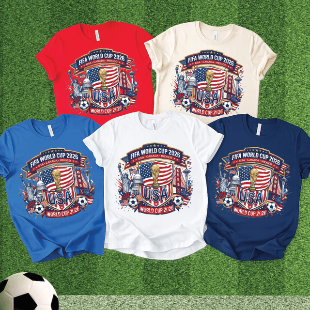 FIFA World Cup 2026 Unisex T-shirt, World Soccer 2026 Shirt