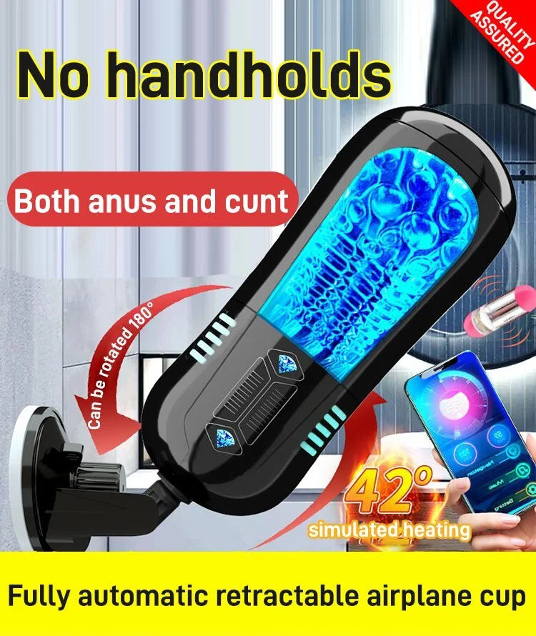 🎁【Discreet Delivery】 Fully automatic, hands-free retractable relaxation cup