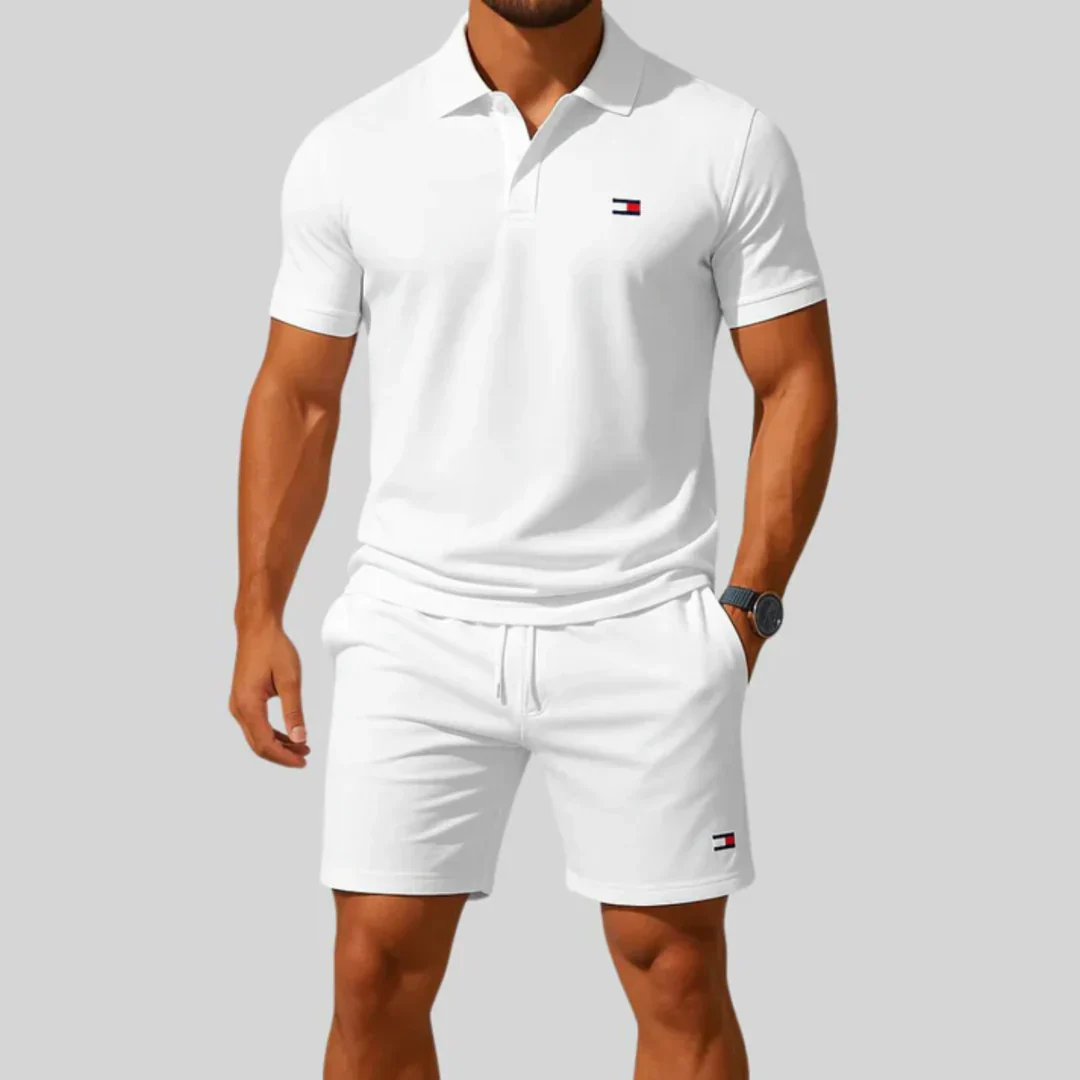 TM Men’s Casual Polo & Shorts Set
