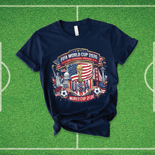 FIFA World Cup 2026 Unisex T-shirt, World Soccer 2026 Shirt