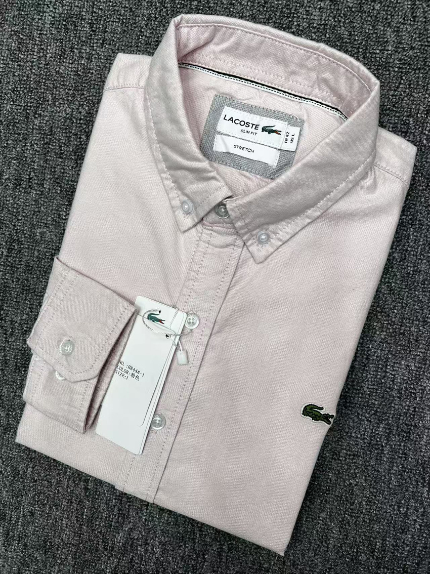 Crocodile Thick Oxford Long-Sleeve Shirt