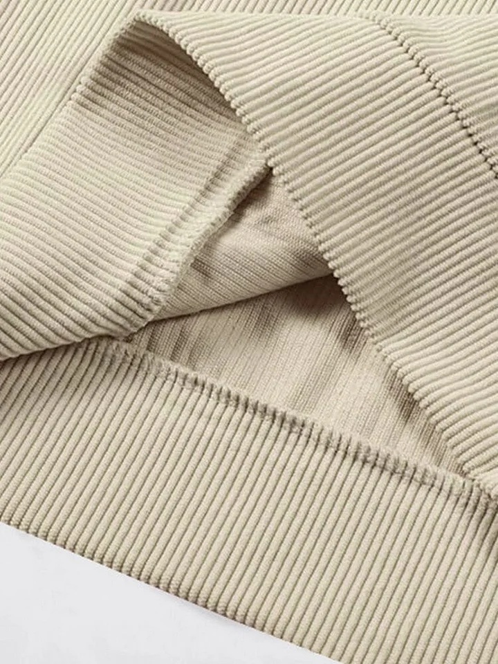 Men's casual corduroy comfortable sweatshirt