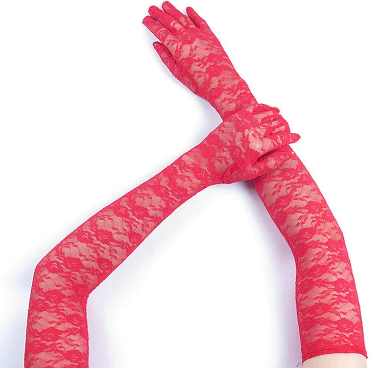 Long Lace Gloves