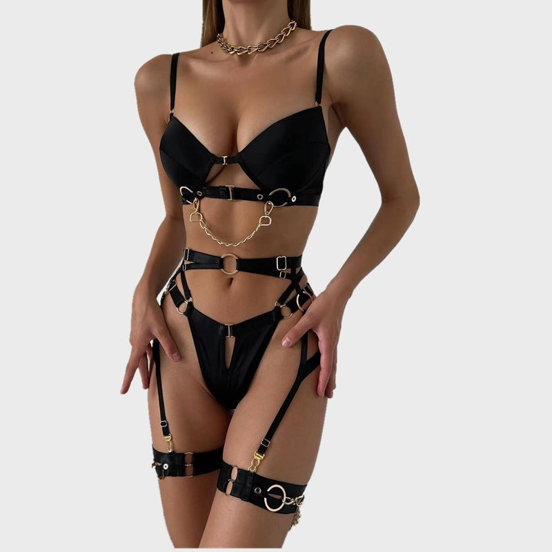Metal Chain Lingerie Set