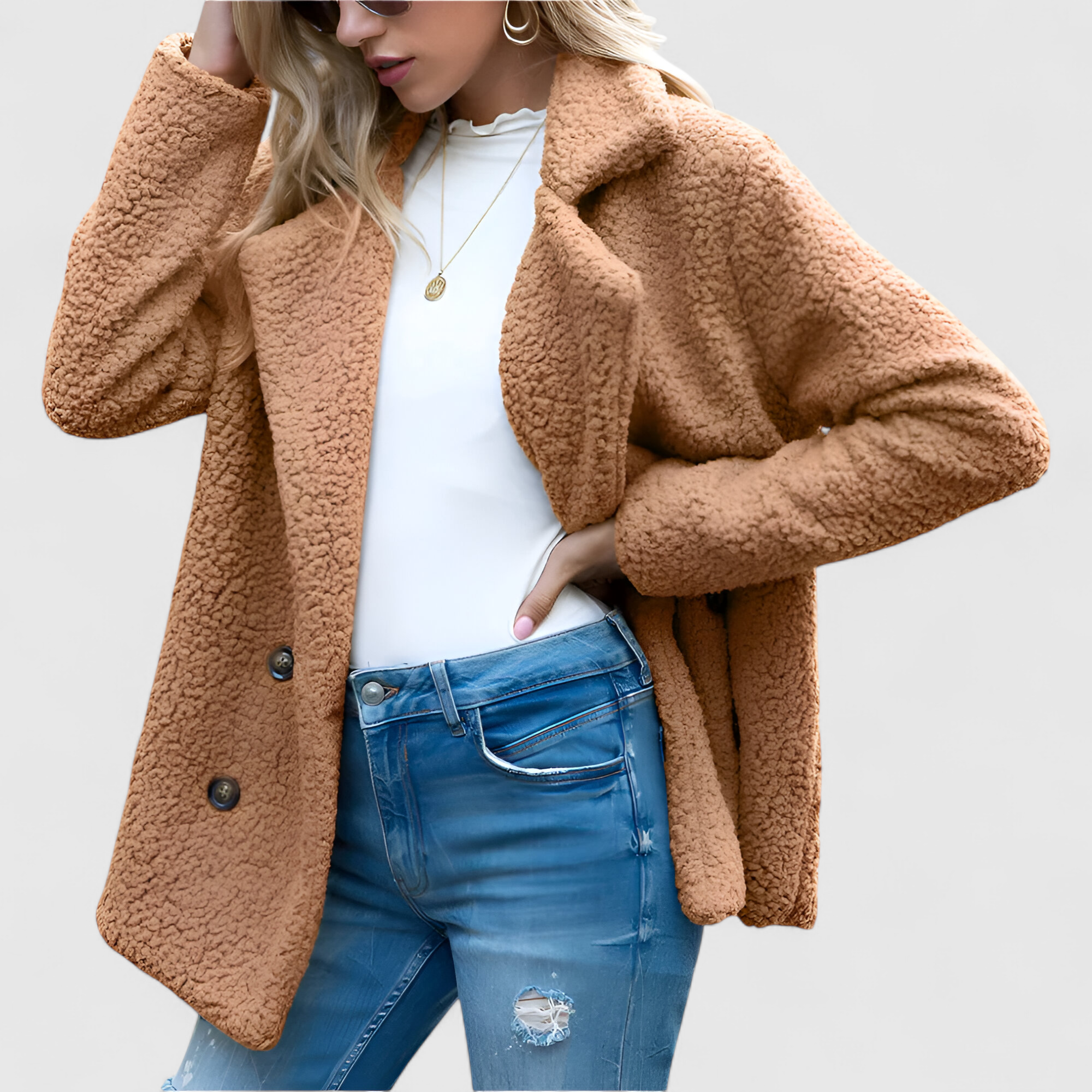 Women's Luxury Sheepskin Coat