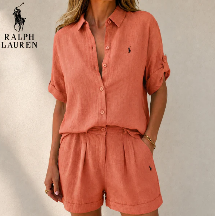 2026 New Cotton-Linen Short-Sleeve Casual Set