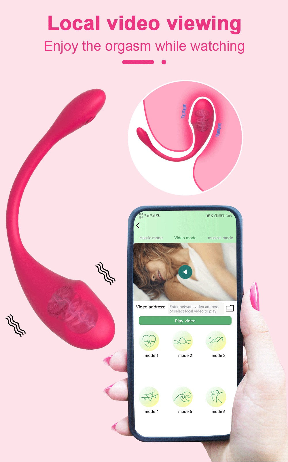 Wireless Vibrating Egg: App-Controlled Clitoral & G-Spot Stimulation. Shop Now!
