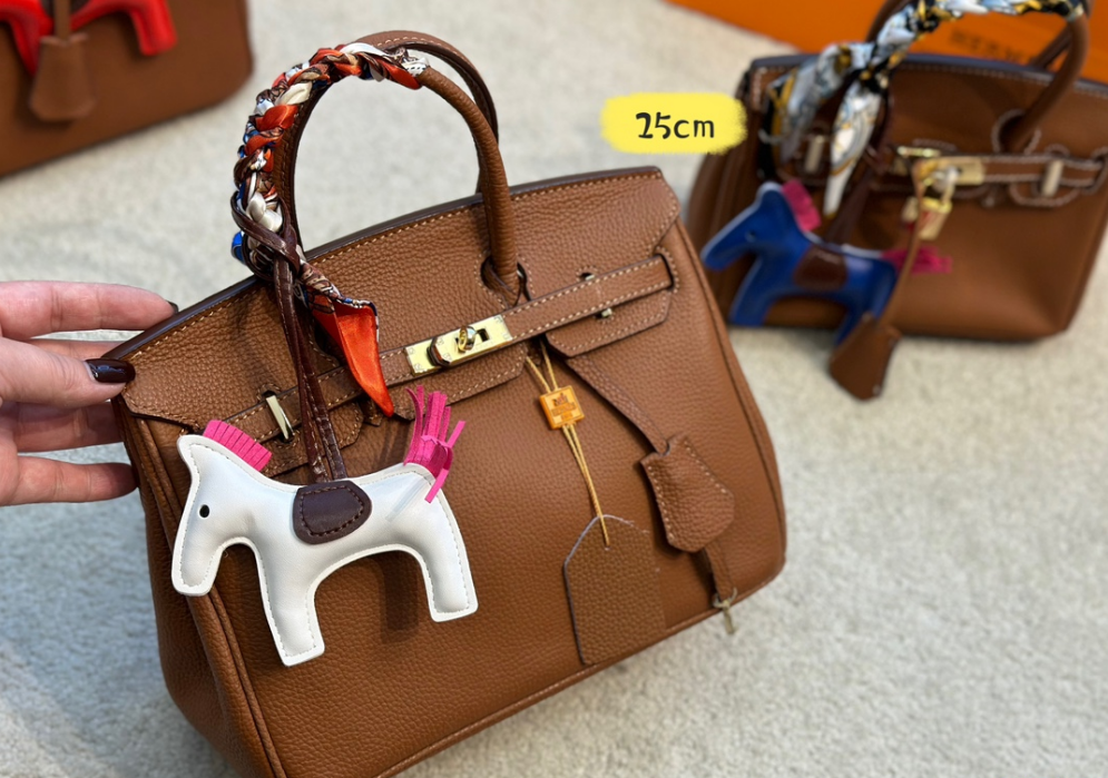 First layer cowhide leather platinum bag