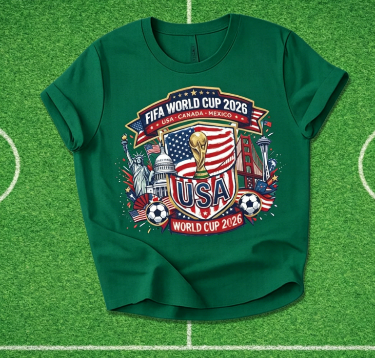 FIFA World Cup 2026 Unisex T-shirt, World Soccer 2026 Shirt