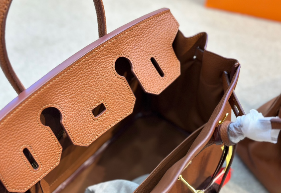 First layer cowhide leather platinum bag