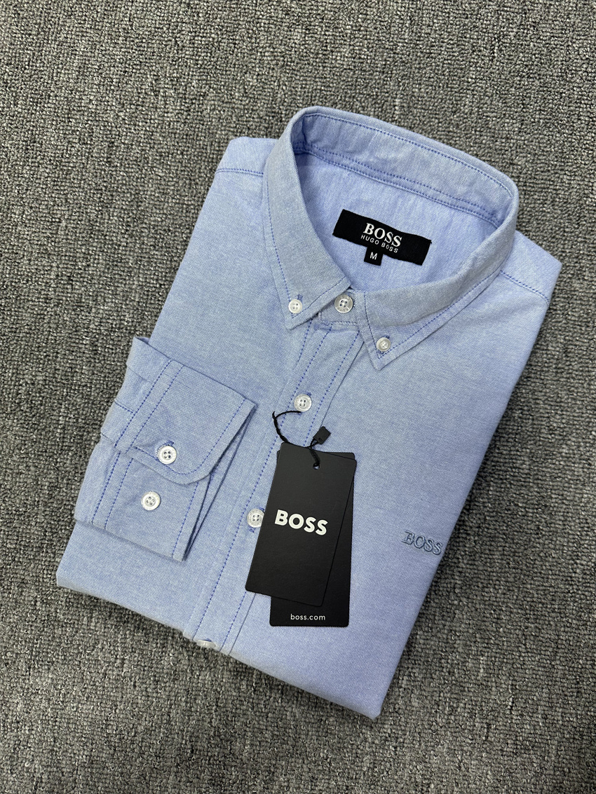 BOSS Oxford long-sleeved shirt
