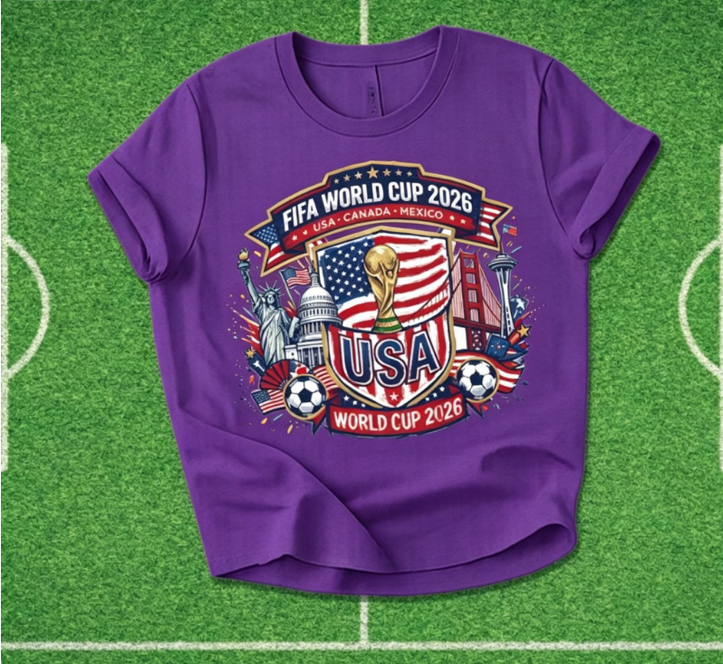 FIFA World Cup 2026 Unisex T-shirt, World Soccer 2026 Shirt