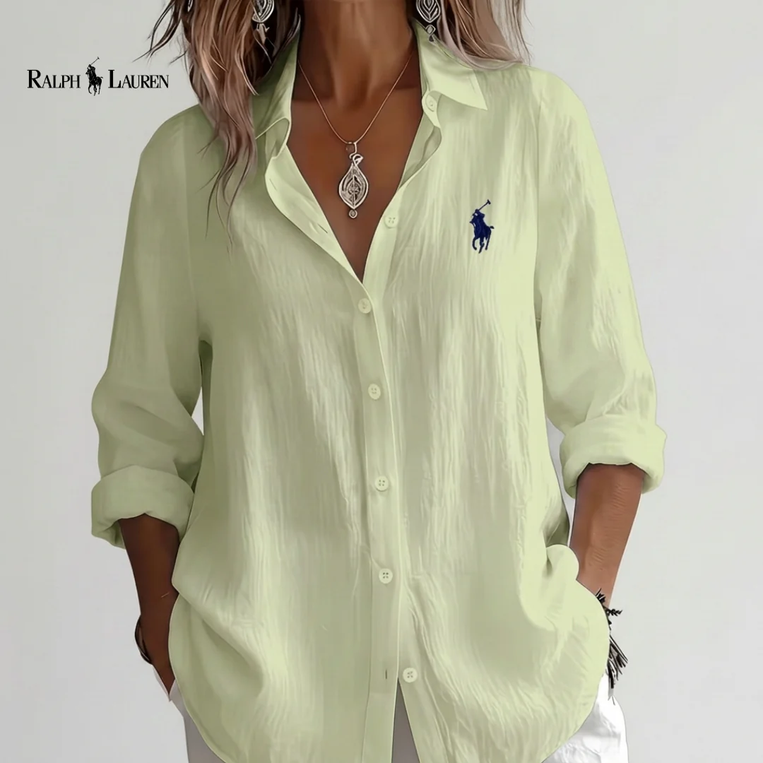 Santorini Breeze Button-Down