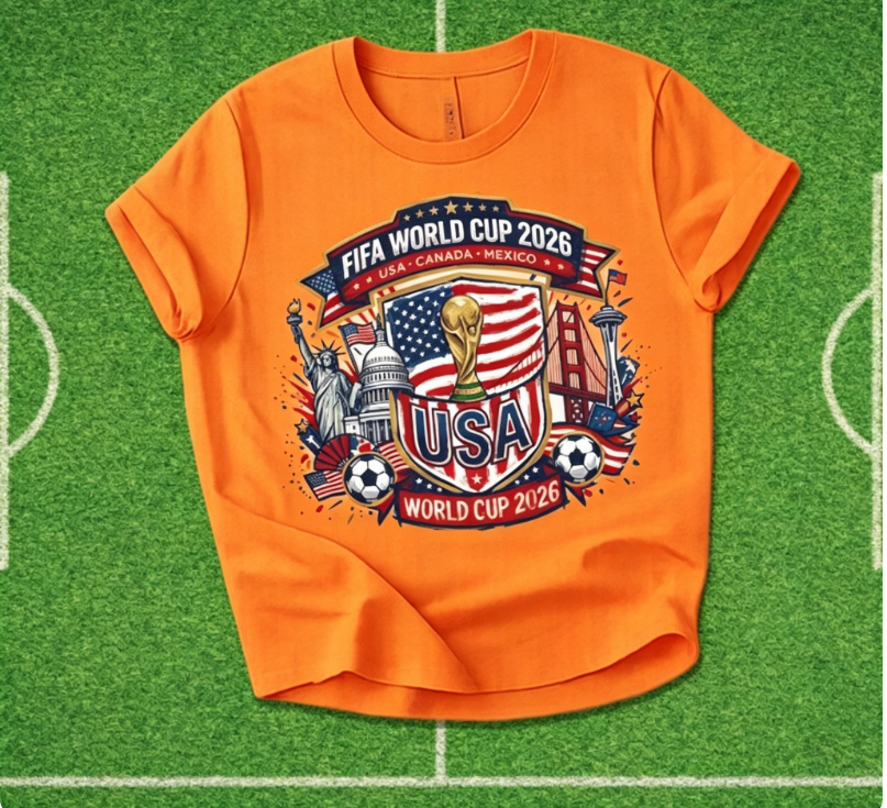 FIFA World Cup 2026 Unisex T-shirt, World Soccer 2026 Shirt