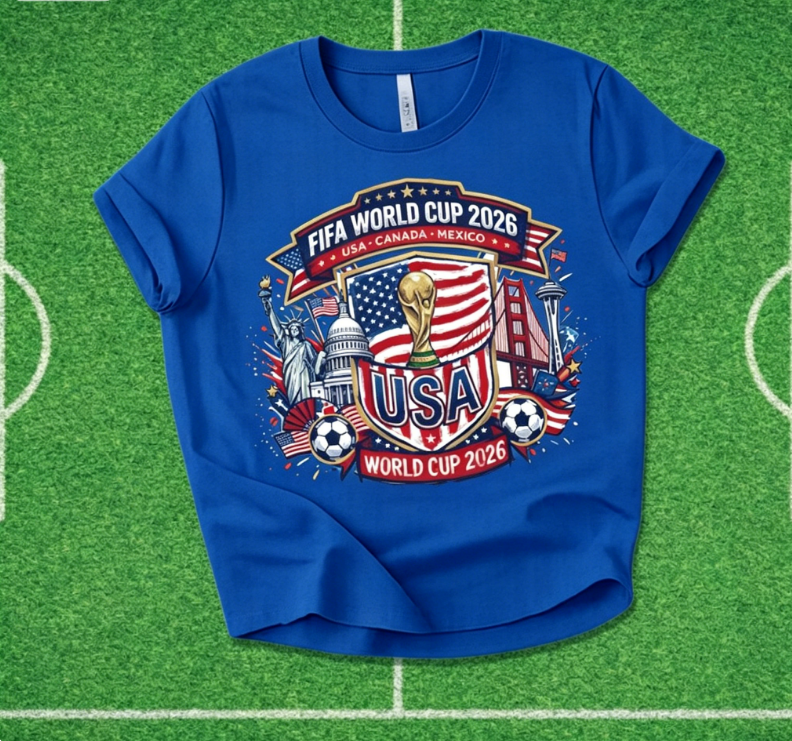 FIFA World Cup 2026 Unisex T-shirt, World Soccer 2026 Shirt