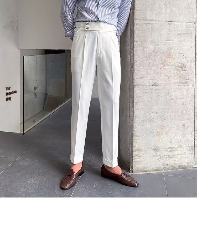 2026 High-Waisted Straight-Leg Casual Trousers