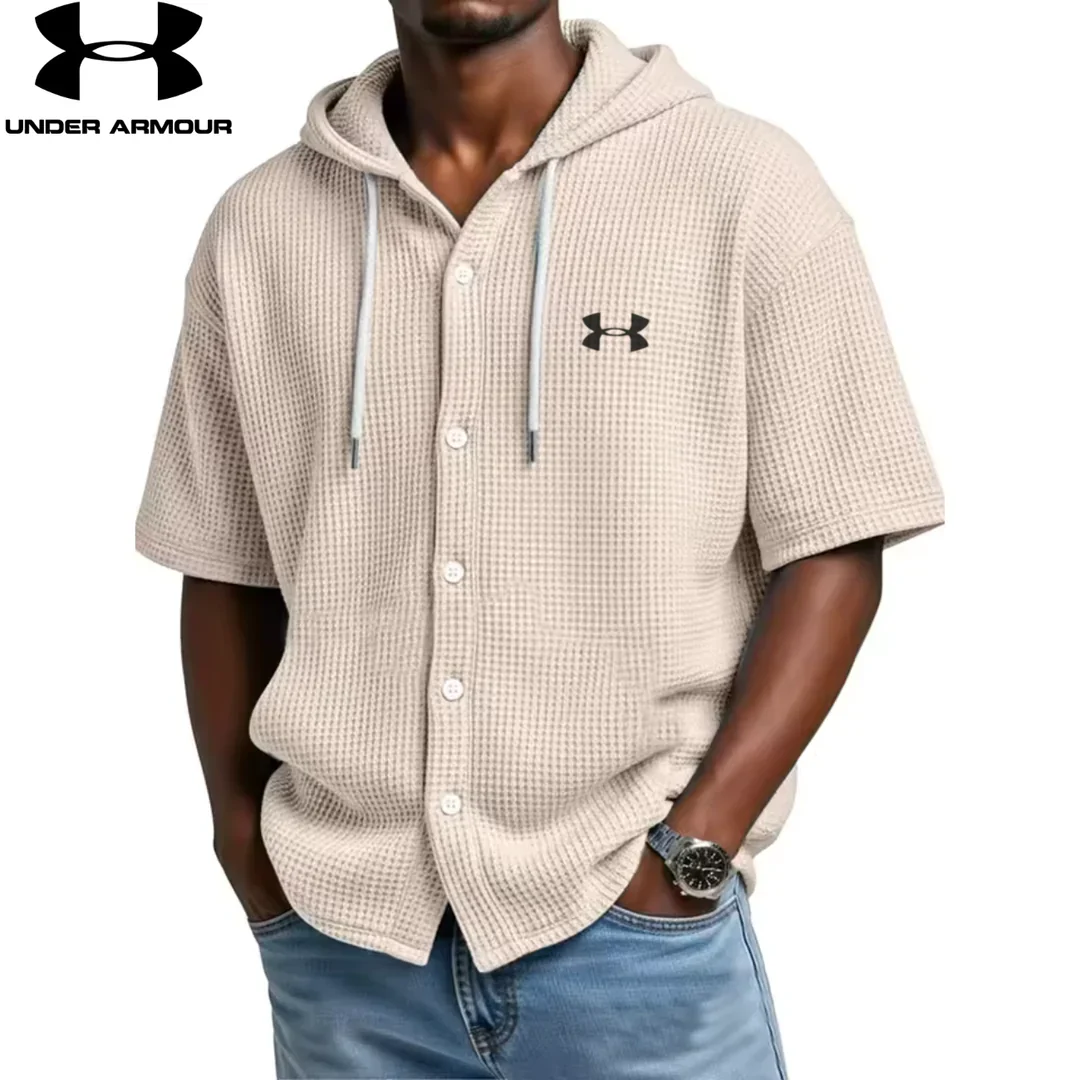 UA Waffle Knit Hooded Shirt