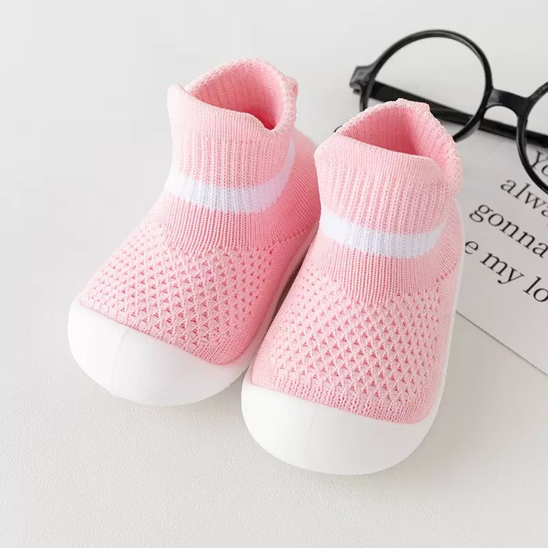 Youmylove Baby Shoes Baby Sock Shoes Baby Walking Shoes Girls Boys Leisure Shoes Mesh Soft Sole Breathable On Sport Shoes Slippers Sneakers 12-18 Months