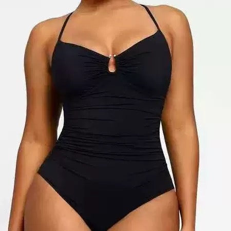 U-Ring Cutout Swimsuit
