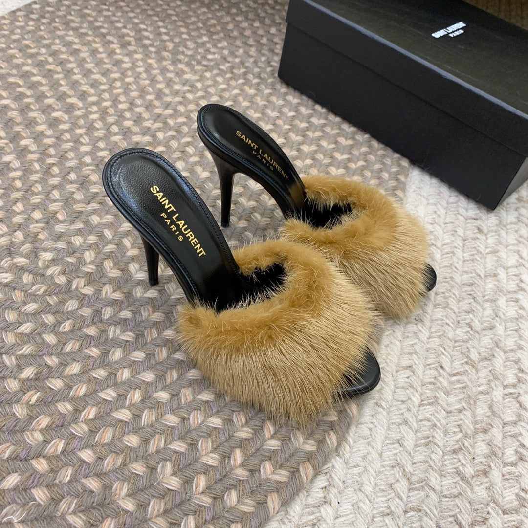 SAI**24 new mink fur slippers VIP 1:1