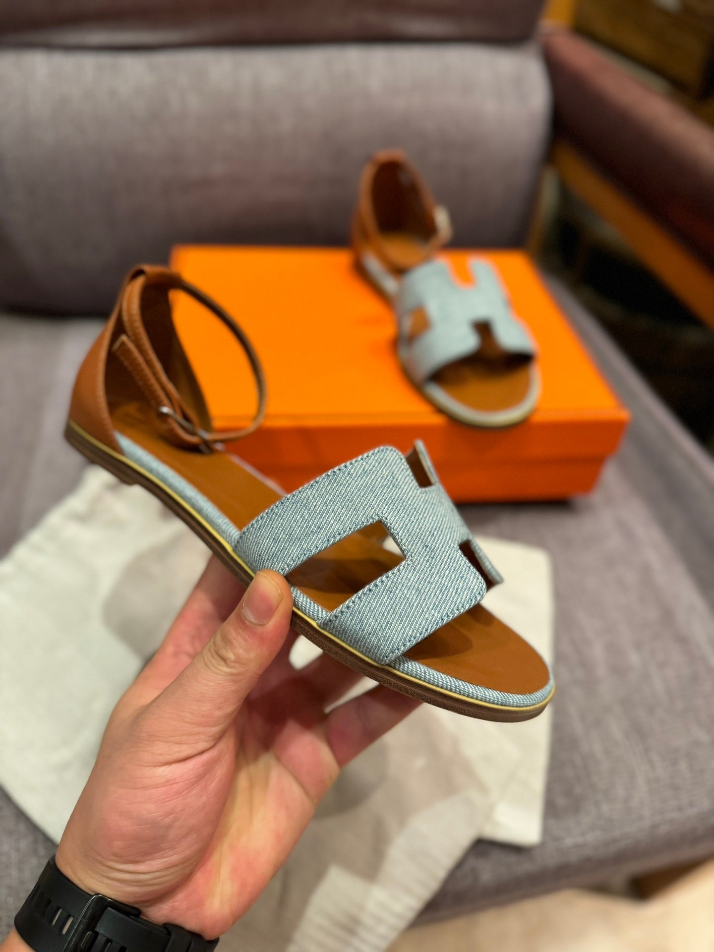 Paired with new 24H sandals